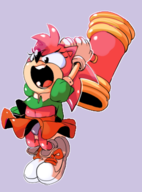 1girl amy_rose artist:rider hammer sonic_(series) upskirt // 287x387 // 82KB