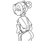 1girl ace_attorney artist:unknown ass pearl_fey // 800x600 // 12KB