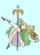 colored kid_icarus palutena pole_dance // 794x1080 // 340KB