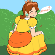 princess_daisy squat squatting super_mario super_mario_bros. text // 600x600 // 120KB