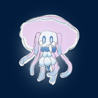 1girl artist:unknown furry Jelliette palworld underwater // 1700x1700 // 1.3MB