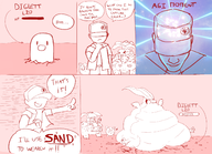 1boy 5koma artist:unknown claude_plays_pokemon comic diglett fat jigglypuff kakuna obese pidgeot pokemon red text venusaur weedle // 1379x1000 // 567KB