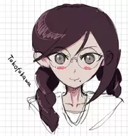 beauty_mark blush braids colored danganronpa glasses toko_fukawa // 623x664 // 185KB