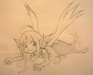 angry fish half-genie_hero mermaid monster_girl_quest shantae_(series) sylph traditional_medium // 1280x1032 // 253KB