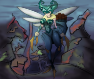 1girl artist:unknown darkstalkers q-bee // 1328x1119 // 1.4MB