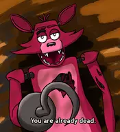 colored dialogue fist_of_the_north_star five_nights_at_freddy's foxy kenshiro parody reaction_image // 750x825 // 346KB