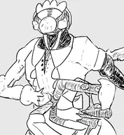 1girl artist:unknown cosplay e.m.m.i. emmy_the_robot metroid metroid_dread // 1200x1300 // 676KB