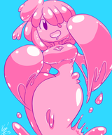 artist:kiwi colored monster_girl shantae_(series) slime_girl slimegal // 500x600 // 138KB