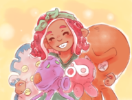artist:sunshine_memoir colored octoling octorok plushie splatoon the_legend_of_zelda // 883x670 // 1.0MB