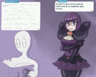 1girl artist:skiffle_bop embarrassed pokemon pokemon_bw shauntal text // 1500x1200 // 972KB