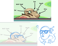 parody pokemon slakoth sunglasses // 1000x800 // 332KB