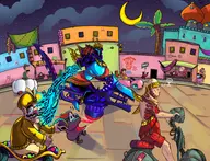 artist:scorndude censored dark_samus graffiti hat kart koopa_shell luigi mario_kart metroid metroid_prime mushroom pianta princess_daisy pumpkin sarong scooter scorn scorn_guy shorts shy_guy super_mario wario wip // 2975x2271 // 1.9MB