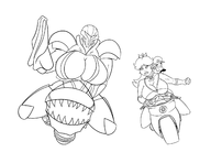 1boy 2girls angry artist:scorndude breasts competition crown dark_samus helmet huge_breasts lineart looking_at_partner luigi medium_breasts metroid motorcycle princess_daisy race riding scorn_guy super_mario wip // 2250x1623 // 440KB