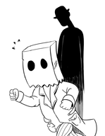 1boy artist:unknown little_nightmares little_nightmares_2 mono // 722x929 // 151KB