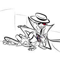 beaten blazblue hazama hentai monochrome platinum_the_trinity reading yuuki_terumi // 1560x1559 // 468KB