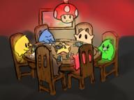 cards chair colored luma mushroom parody poker power_star star super_mario super_mario_bros. super_mario_galaxy super_mushroom table // 1613x1210 // 3.1MB