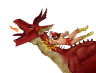 artist:jnrbtts colored dragon's_dogma elbow_drop grigori randy_savage wrestling // 759x583 // 373KB