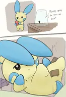 artist:macromin bratty cellphone colored glass growth macro micro minun pokemon size_difference trapped // 1937x2838 // 1.5MB