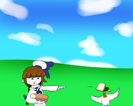 1girl artist:amuys duck wadanohara wadanohara_and_the_great_blue_sea // 1244x1000 // 325KB