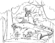 crossover dora_the_explorer link ruins the_legend_of_zelda toon_link // 1280x1000 // 462KB