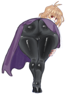 1girl arcueid_brunestud artist:brialzebubbie ass ass_focus bent_over blonde_hair cameltoe high_heels huge_ass looking_at_viewer looking_back nail_polish pantyhose red_eyes skirt thick_thighs tight_clothes tight_pants tsukihime // 2003x2890 // 3.1MB