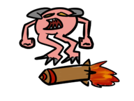 artist:lunaticsoda colored doom horns missile pinky_demon sharp_teeth // 1600x1200 // 305KB