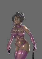 1girl artist:nunsafeforwork bdsm gag olivia pokemon pokemon_sm // 4961x7016 // 3.1MB