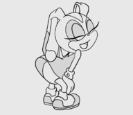 1girl animaniacs artist:B333SSS cream_the_rabbit parody sonic_(series) // 846x731 // 108KB