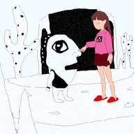 1girl artist:pantsu-ripper madotsuki mspaint yume_nikki // 1023x1024 // 674KB