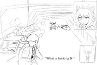 1girl artist:vadaboob draph granblue_fantasy horns mic short_hair text yaia // 2136x1438 // 703KB