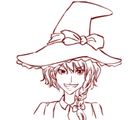 1girl female marisa short_hair solo touhou witch // 929x826 // 99KB