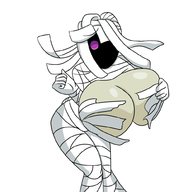 1girl artist:iggy_bomb bravely_second breasts monster_girl mummy // 1000x1000 // 237KB