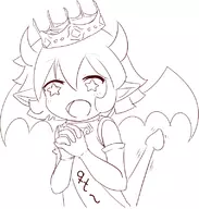 crown draco_centauros puyo_puyo sash tail // 763x800 // 310KB