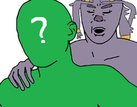 1boy 1girl anon colored furry implied_sex meme Pseudoregalia sybil // 1080x846 // 43KB