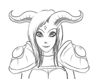 draenei horns rectangle_pupils tagme world_of_warcraft // 674x562 // 135KB