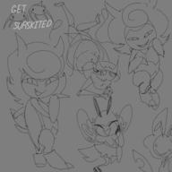 artist:unknown bug happy kaburion karratarch leavanny pheromosa pokemon pokemon_teraleak ribombee sketch smug surskit // 3000x3000 // 1.7MB