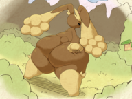 1girl artist:ShweetMagnet ass colored fat giantess hand_on_ass huge_ass looking_at_viewer lopunny pokemon // 4000x3000 // 5.7MB