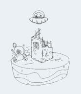 animated artist:grey diorama martian metal_slug sv-001 ufo // 547x633 // 32KB
