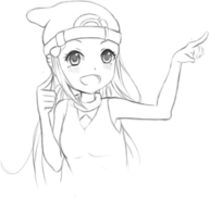 1girl dawn female pokemon solo // 738x702 // 154KB