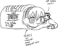 aigis artist:tim bimbo_bread bimbo_mascot bread crossover depersonification dick_tracy eating kkk parody persona persona_3 shin_megami_tensei tears text thumbs_up // 651x519 // 114KB