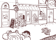 celadon_city environment hoothoot lass machoke magmar pokemon pokemon_rgby poliwrath sylveon // 1600x1144 // 750KB