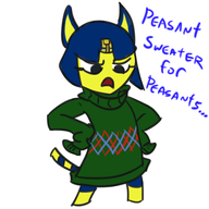 animal_crossing ankha colored furry long_sleeves sweater // 600x600 // 141KB