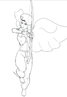 artist:necrolepsy bow cleavage cupid jill_valentine resident_evil // 558x797 // 87KB