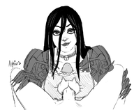 artist:aphius cat_lingerie dragonfall glory huge_breasts lingerie looking_at_viewer monochrome paizuri penis pov shadowrun shadowrun__dragonfall // 1162x958 // 370KB