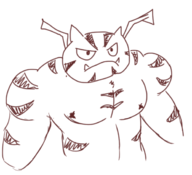 artist:unknown challenge Electabuzz muscles pokemon // 616x561 // 105KB
