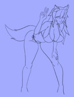 1girl american_flag_bikini artist:bastardbat0 bikini huge_breasts terraria wip zoologist // 1522x2000 // 491KB