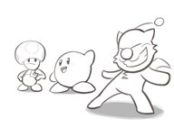 crossover ed_edd_n_eddy final_fantasy kirby kirby_(series) moogle parody super_mario toad // 540x400 // 72KB