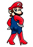 artist:gusgux boots colored high_heels mario super_mario super_mario_maker // 500x700 // 124KB