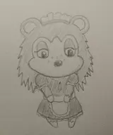 animal_crossing maid sable_able skirt traditional_medium // 418x502 // 142KB