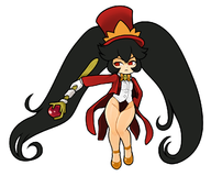 1girl artist:2x ashley colored cosplay wand warioware zatanna // 1239x1035 // 275KB